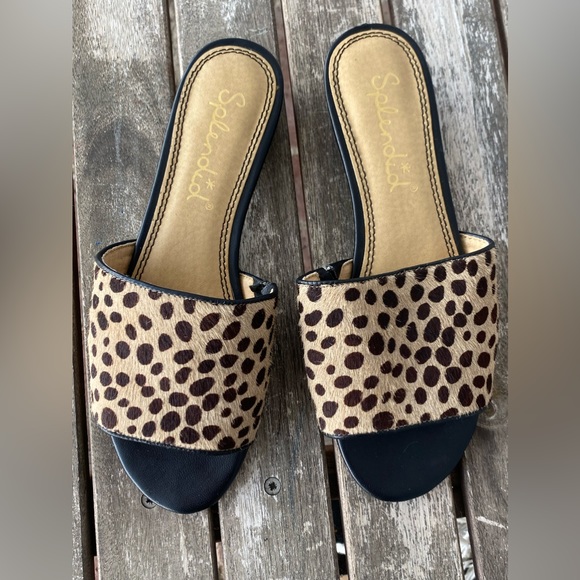 SPLENDID Leopard Print Sandals. Size is 6.5. - Picture 1 of 7